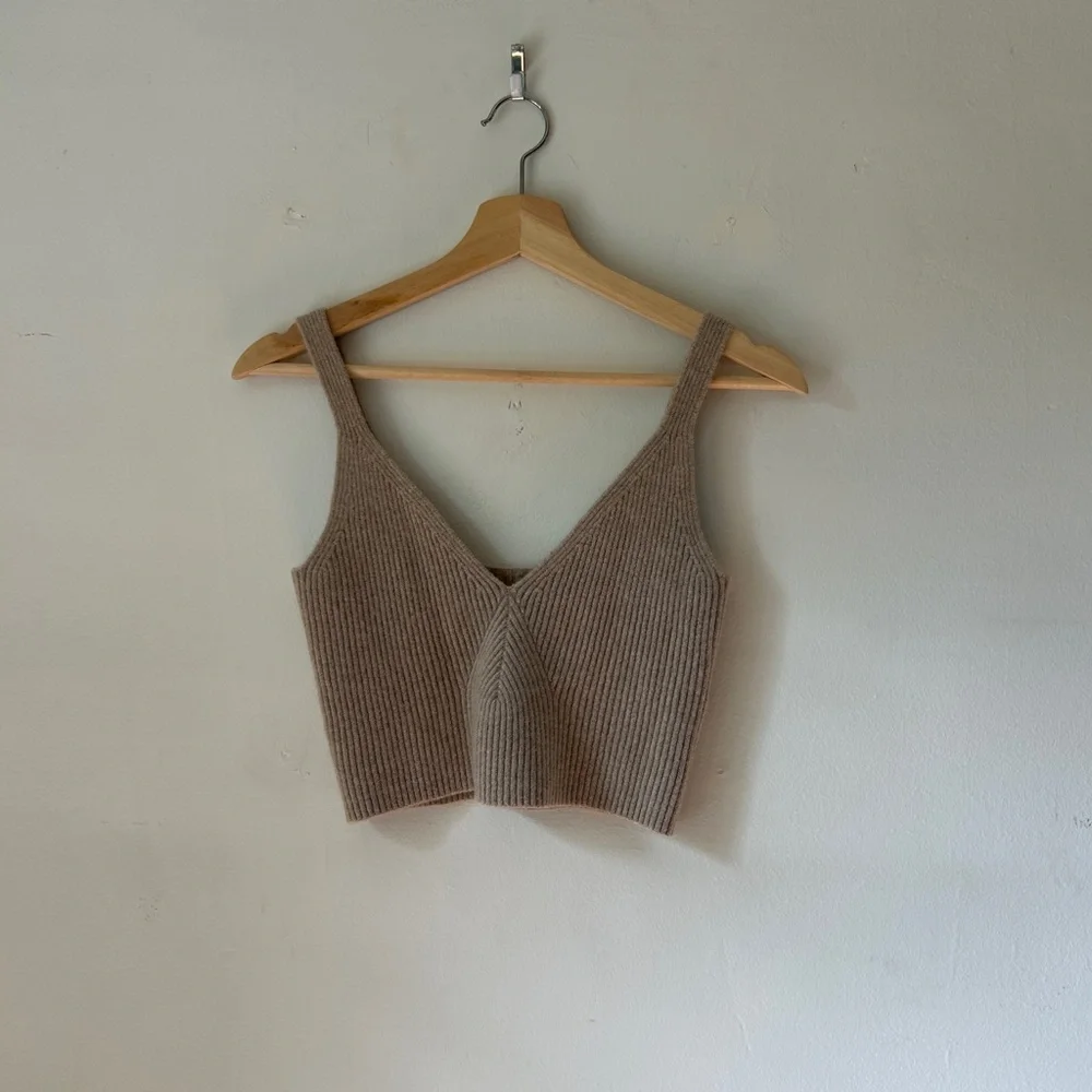 Jcrew Cashmere-blend sweater-tank - Picture 3 of 8